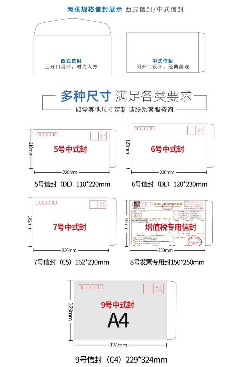 普通信封一个/份